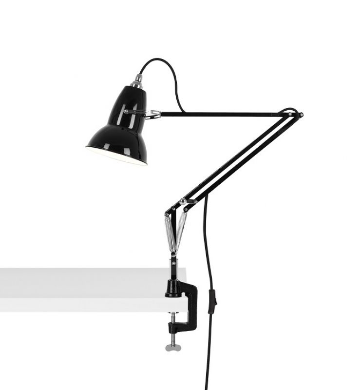 Original 1227 Lamp with Desk Clamp Tischleuchte mit Klemme Anglepoise